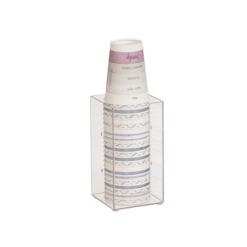 Cal-Mil 298-12 Classic 4.5" x 4.5" x 8"H Clear Napkin/Lid/Cup Organizer