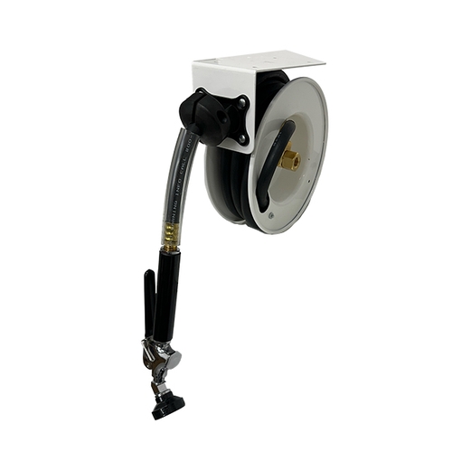 Fisher 29841 20' Under-Counter Exposed Reel Rinse w/ Utility Spray