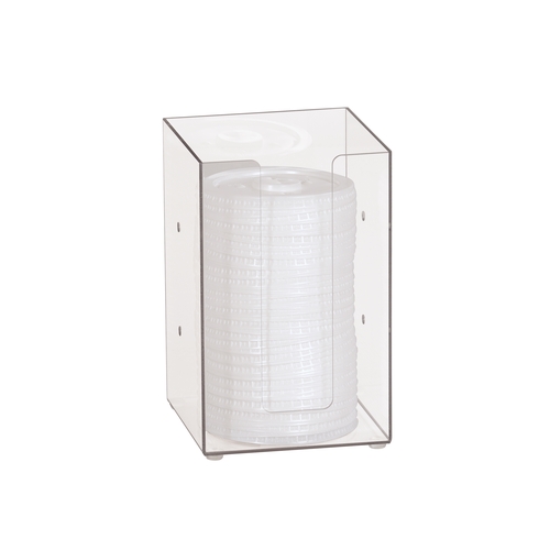 Cal-Mil 299-12 Classic 5.25" x 5.25" x 8"H Clear Lid Organizer - 4 Each