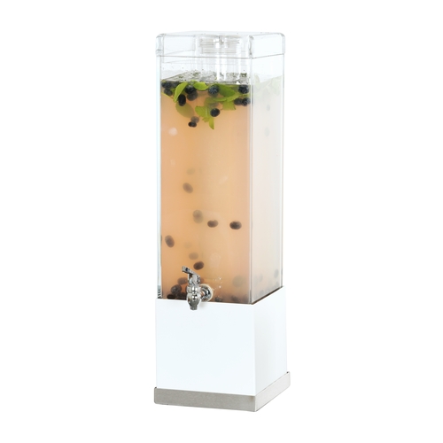 Cal-Mil 3002-3-55 Luxe 7.75"x 7.75" x 25.75" Clear 3 Gallon Beverage Dispenser