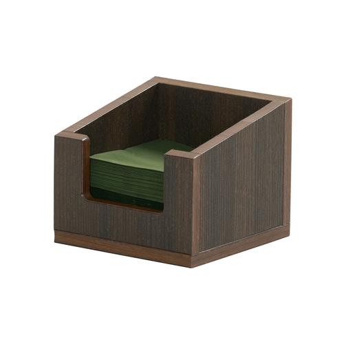 Cal-Mil 3309-140 Vista 6.5" x 6.5" x 5"H Mocha Napkin Holder