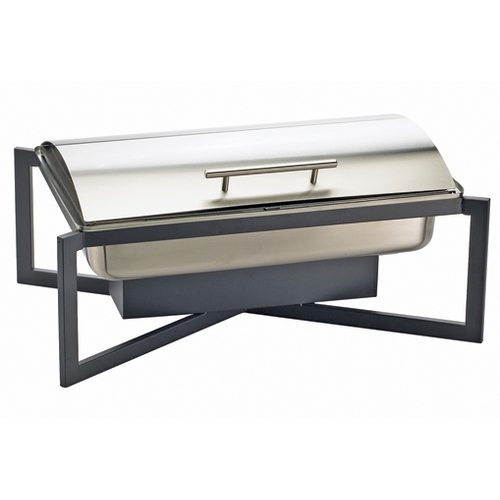 Cal-Mil 3321-13 One By One 24.25" x 15.25" x 8.5"H Black Metal Chafing Dish