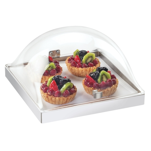 Cal-Mil 3329-12-55 12" x 13" x 7.5'H Clear Acrylic Cold Sampler Display Tray