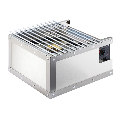 Cal-Mil 3390-55 Urban 14" x 12.5" x 7.25"H Stainless Steel Butane Burner
