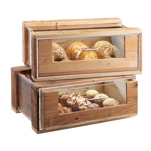 Cal-Mil 3416 Madera 22" x 14.5" Rustic Pine Countertop Pastry Drawer