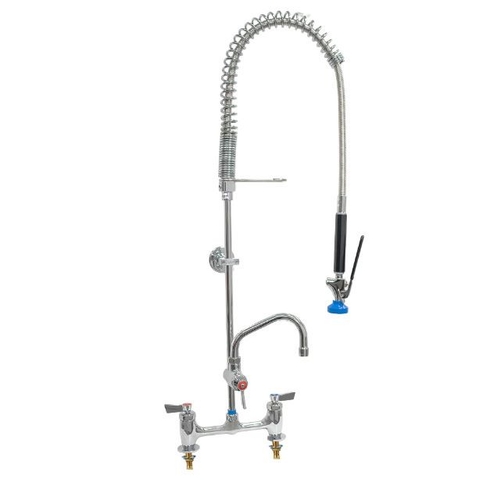 Fisher 34270 8" Deck-Mount Spring Pre-Rinse Unit w/ 14" Add-On Faucet