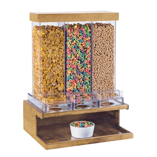 Cal-Mil 3434-99 Madera 18" x 14.5" x 24"H Rustic Pine Cereal Dispenser