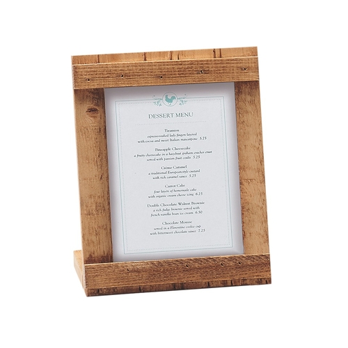 Cal-Mil 3483-46-99 Madera 4" x 6"H Rustic Pine Card Holder - 6 Each