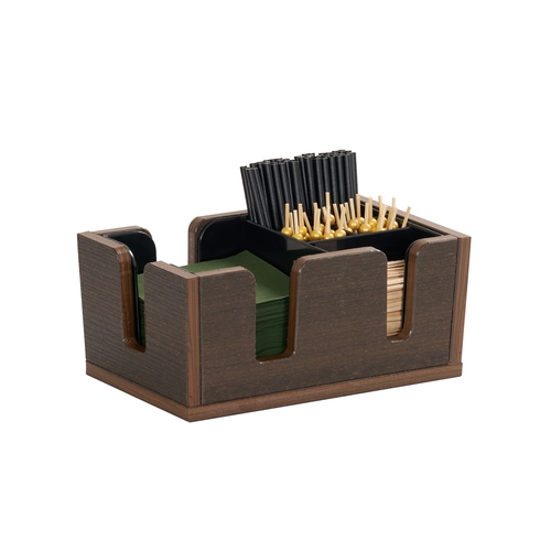 Cal-Mil 3499-140 Vista 10.75" x 7" x 4.75"H Mocha Bar Organizer