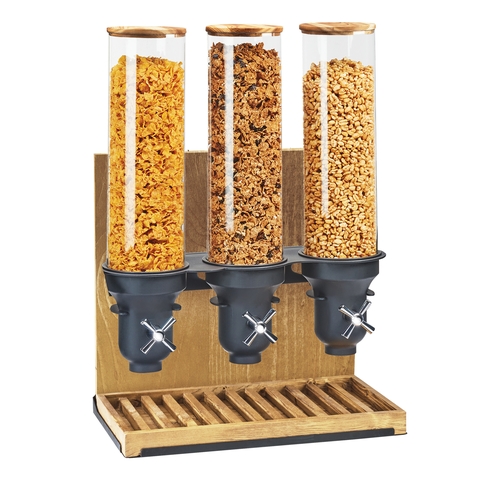 Cal-Mil 3584-3-99 Madera 19.25" x 9.75" x 26.5"H Rustic Pine Cereal Dispenser