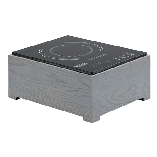 Cal-Mil 3633-83 Ashwood 12.75" x 16" x 7.25"H Gray Oak Induction Unit