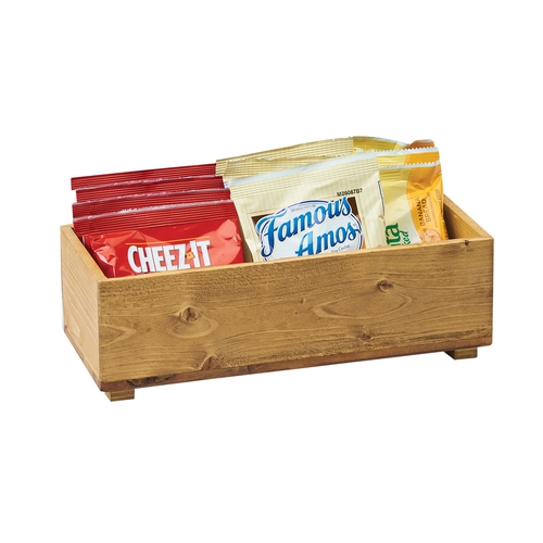 Cal-Mil 3682-125-99 Madera 12" x 5" x 3.25"H Rustic Pine Stacking Box - 4 Each