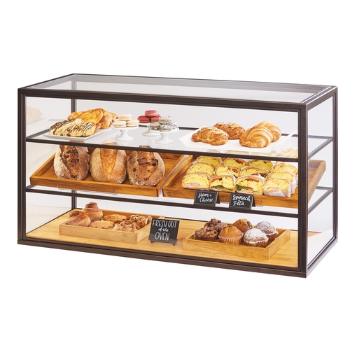 Cal-Mil 3695-84 Sierra 42" x 17" x 23"H Clear 3-Tier Display Case