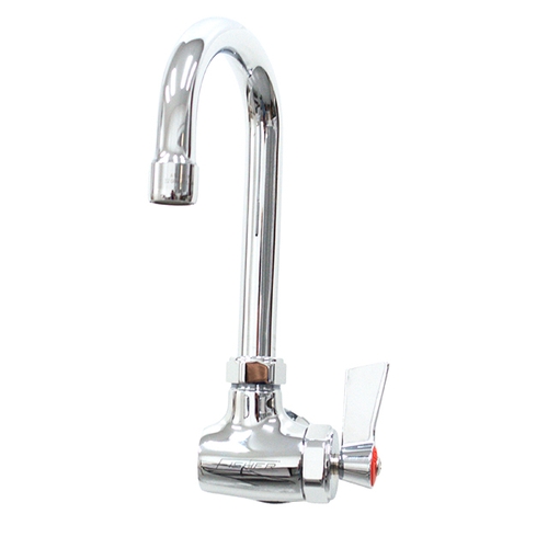 Fisher 37150 Single Wall-Mount Lever-Handle Faucet w/ 12" Gooseneck Spout