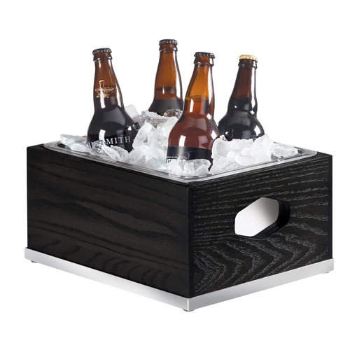 Cal-Mil 3800-10-87 Cinderwood 13.25" x 11" x 7.25"H Gray Oak Ice Display