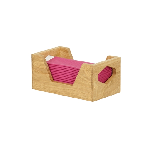 Cal-Mil 3810-21 Sydney 9" x 5" x 4.5"H Oak Napkin Holder