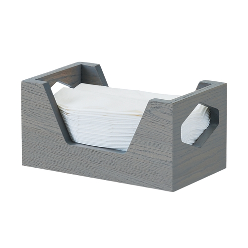 Cal-Mil 3810-83 Ashwood 4" x 8"H Gray Oak Napkin Holder