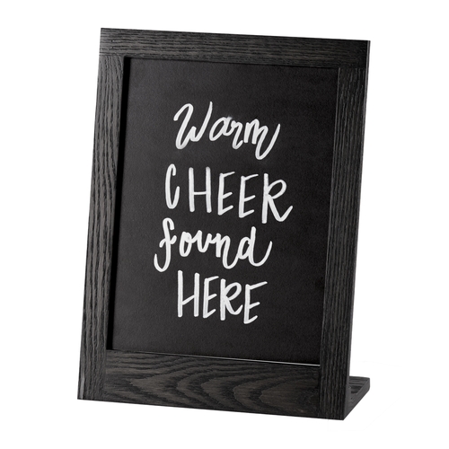 Cal-Mil 3818-811-87 Ashwood 10.4" x 4.75" x 13.75"H Dark Oak Tabletop Chalkboard