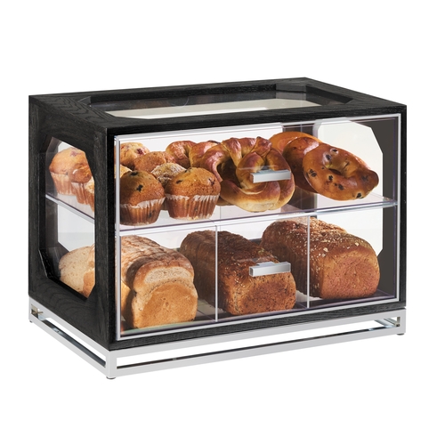 Cal-Mil 3820-87 Cinderwood 20"x 13.5"x 15"H Clear Acrylic Bread Display Case