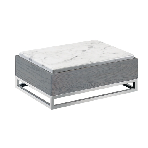 Cal-Mil 3822-6-83 Ashwood 15" x 11" x 6.25"H Gray Oak Display Riser