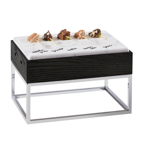 Cal-Mil 3822-9-87 Cinderwood 15" x 11" x 9.25"H Dark Oak Display Riser