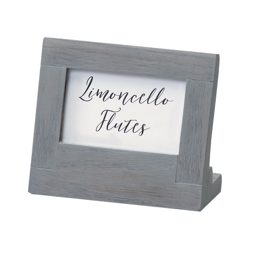 Cal-Mil 3825-23-83 Ashwood 5" x 2.5" x 4.5"H Gray Oak Cardholder - 6 Each