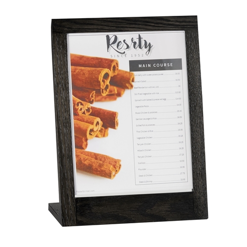 Cal-Mil 3825-811-87 Cinderwood 10.4"x 4.75"x 13.75"H Dark Oak Cardholder- 6 Each