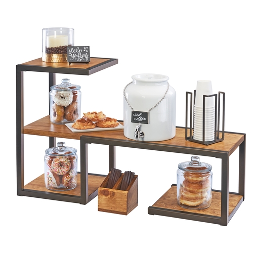Cal-Mil 3903-84 Sierra 38.25" x 13.5" x 24"H Rustic Pine Display Rise