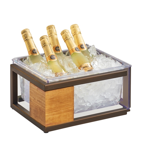 Cal-Mil 3905-10-84 Sierra 13.25" x 11.25" x 6"H Rustic Pine Ice Display