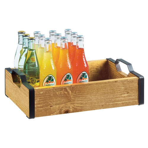 Cal-Mil 3924-99 Madera 17.25" x 12.25" x 5"H Rustic Pine Serving Tray