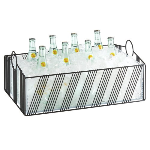 Cal-Mil 41115-12-13 Portland 21" x 13.25" x 8.1"H Black Wire Ice Housing