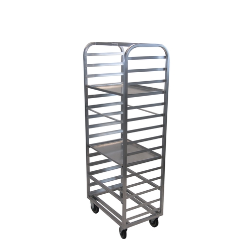 Channel Manufacturing 412A 28.5" x 18" Welded Aluminum Bun Pan Rack w/ 4" Spacing