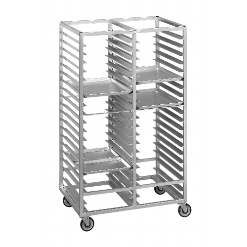 Channel Manufacturing 421A 41" x 26" x 70" Aluminum Double Tray Rack w/ 3" Spacing
