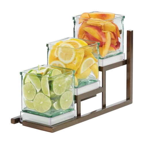 Cal-Mil 4304-84 Sierra 5" x 12.75" x 8"H Clear Condiment Organizer