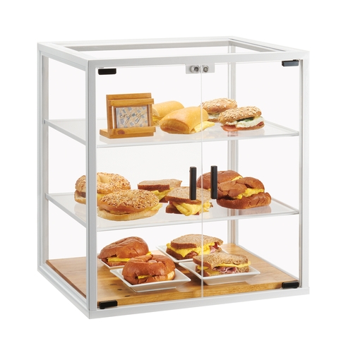 Cal-Mil 4312-15 Monterey 21" x 17" x 23.25"H Clear 3-Tier Display Case