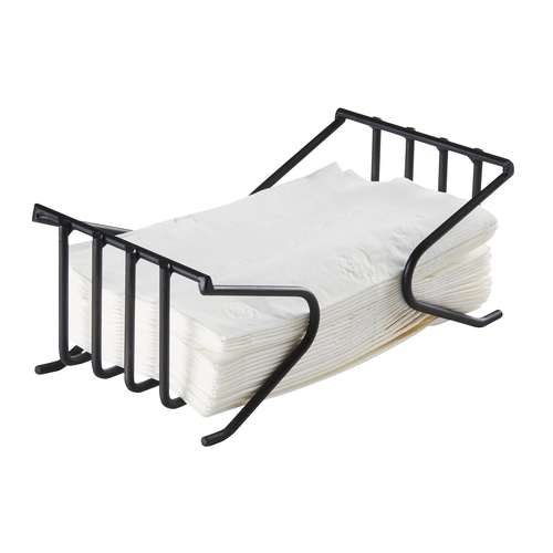 Cal-Mil 4314-13 8" x 4"H Black Wire Napkin Holder