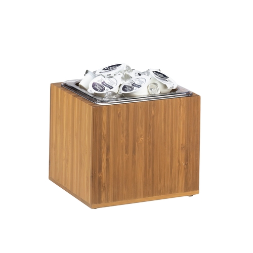Cal-Mil 475-6-60 Bamboo 6" x 7" x 6.5"H Natural Ice Display Housing