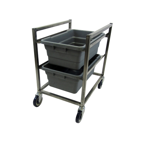 Channel Manufacturing 502LS 19" x 26" x 29.5" Welded Stainless Steel Bus Bin Cart 
