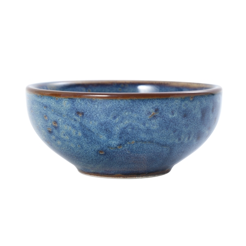 Mikasa Hospitality 5255976 Starlit Blue Vitrified Porcelain 4 oz. Coupe Bowl - 1 Doz