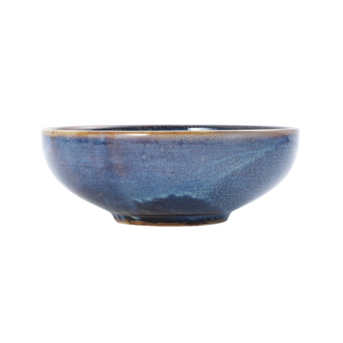 Mikasa Hospitality 5255977 Starlit Blue Vitrified Porcelain 25 oz. Coupe Bowl - 1 Doz