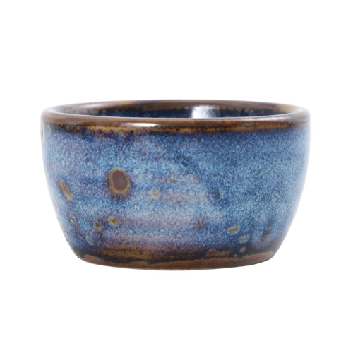 Mikasa Hospitality 5255978 Starlit Blue Vitrified Porcelain 2 oz. Ramekin - 1 Doz