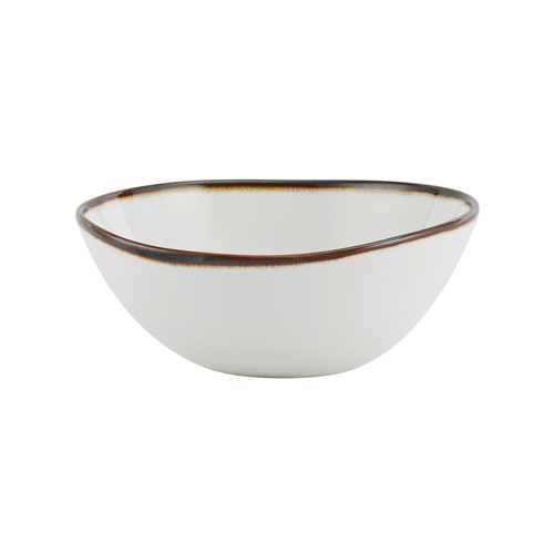 Mikasa Hospitality 5256153 Lodge Cream White Vitrified Porcelain 20 oz. Coupe Bowl