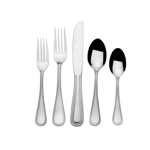 Mikasa Hospitality 5257160 Chatalet Stainless Steel 5.5" Heavy Weight Teaspoon - 1 Doz