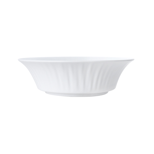 Mikasa Hospitality 5260262 Onda Soft White Vitrified Porcelain 34 oz. Serving Bowl