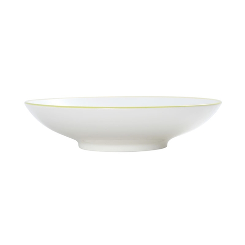 Mikasa Hospitality 5260310 Bistro Vitrified Porcelain 34 oz. Shallow Coupe Bowl - 2 Doz