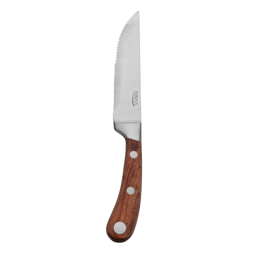 Mikasa Hospitality 5263857 Park Slope Pakka Wood 8.9" Steak Knife - 1 Doz