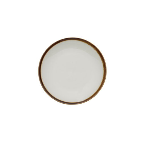 Mikasa Hospitality 5266665 Lodge Cream White Vitrified Porcelain 11" Dia. Coupe Plate