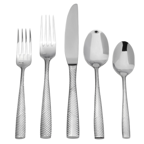 Mikasa Hospitality 5273090 Traverse Stainless Steel 7.1" Dessert Fork - 1 Doz
