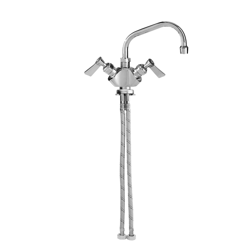 Fisher 52760 Deck-Mount Faucet w/ 6" Swing Spout & Swivel Stems