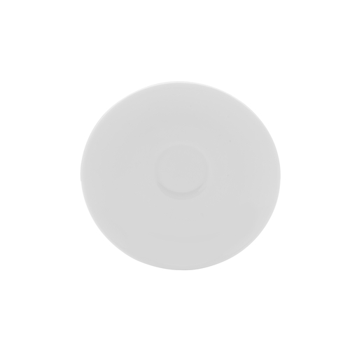 Mikasa Hospitality 5302840 Galleria White Porcelain 5" Dia. Saucer - 6 Each